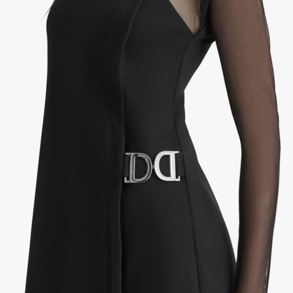 Elegant Black Sheath DKNY Dress